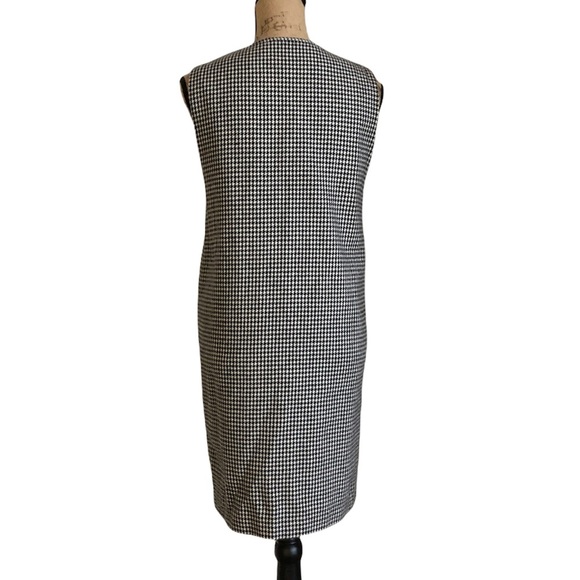 Sag Harbor Black & White Houndstooth Dress Size 4P - Picture 3 of 16